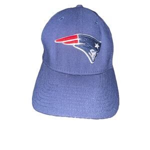 New Era NFL New England Patriots Large/xlarge Fitted Blue Logo Hat Low Crown E